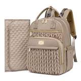 Tealari Diaper Bag Backpack,Stylish Baby Diaper Bag,Waterproof Travel Diaper Backpacks Baby Bags with Changing Pad,Stroller Straps,Insulated Pockets (Khaki)
