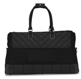 Ted Baker Albany Eco Softside Lightweight Fashion Spinner Luggage Suitcase (Small Clipper, Black)
