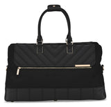 Ted Baker Albany Eco Softside Lightweight Fashion Spinner Luggage Suitcase (Small Duffel, Black)
