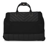 Ted Baker Albany Eco Softside Lightweight Fashion Spinner Luggage Suitcase (Small Duffel, Black)