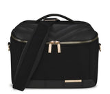 Ted Baker Albany Eco Softside Lightweight Fashion Spinner Luggage Suitcase (Vanity Case, Black)