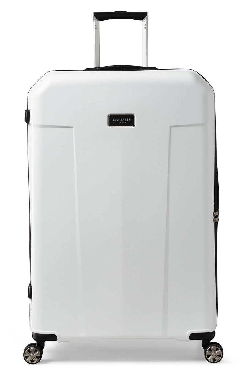 Ted Baker Flying Colours Hardside Trolley 4 Wheel Spinner, TSA Lock, Lightweight Suitcase, Men and Women