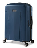 Ted Baker Flying Colours Hardside Trolley 4 Wheel Spinner, TSA Lock, Lightweight Suitcase, Men and Women (Baltic Blue, 25 - Inch Checked - Medium)