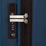 Ted Baker Flying Colours Hardside Trolley 4 Wheel Spinner, TSA Lock, Lightweight Suitcase, Men and Women (Baltic Blue, 25 - Inch Checked - Medium)