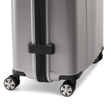 Ted Baker Flying Colours Hardside Trolley 4 Wheel Spinner, TSA Lock, Lightweight Suitcase, Men and Women (Frost Grey, 25 - Inch Checked - Medium)