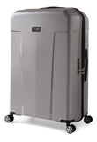 Ted Baker Flying Colours Hardside Trolley 4 Wheel Spinner, TSA Lock, Lightweight Suitcase, Men and Women (Frost Grey, 28 - Inch Checked - Large)