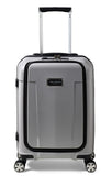 Ted Baker Flying Colours Hardside Trolley 4 Wheel Spinner, TSA Lock, Lightweight Suitcase, Men and Women (Frost Grey, Business Trolley)