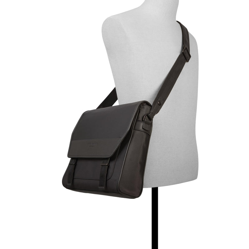Ted Baker Men's Exeter Messenger Bag, Dark Brown