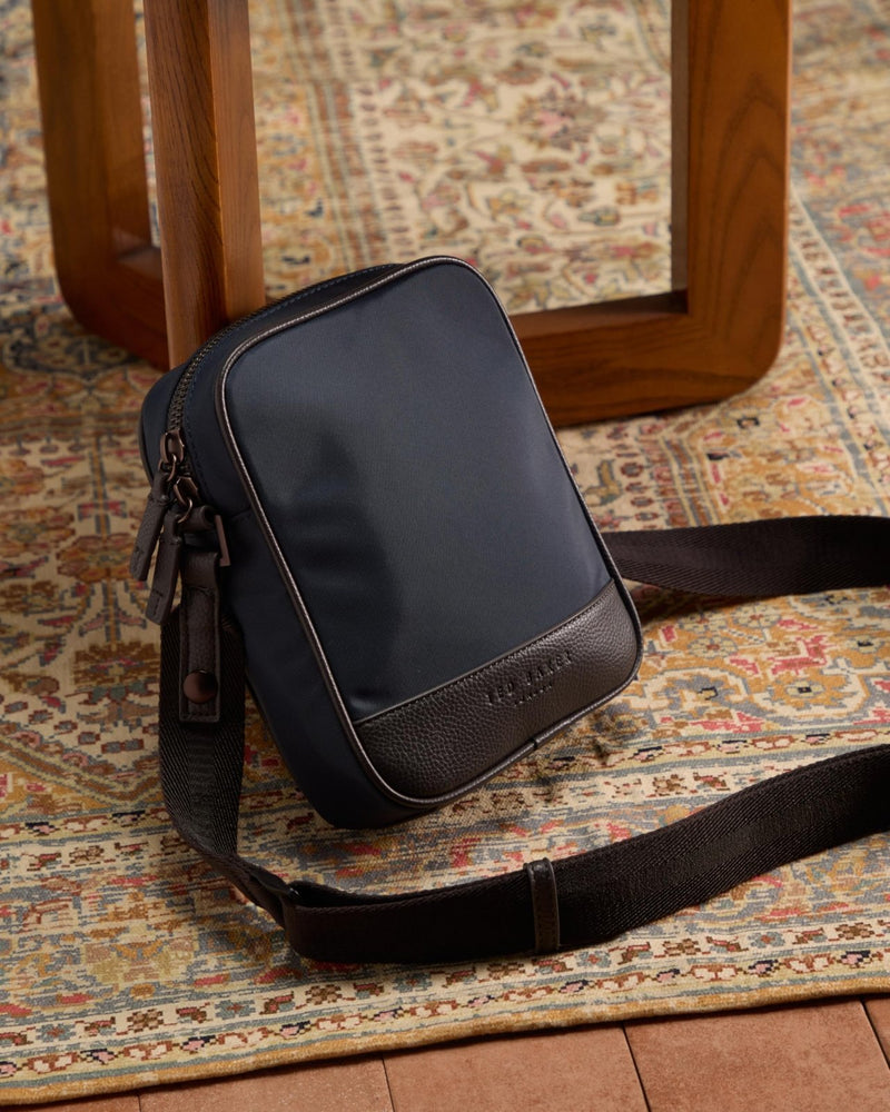 Ted Baker Men's Fairford Crossbody Bag, Navy