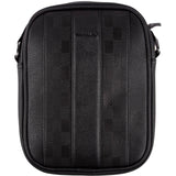 Ted Baker Mens House Check Pu Flight Bag WAYDON, Black