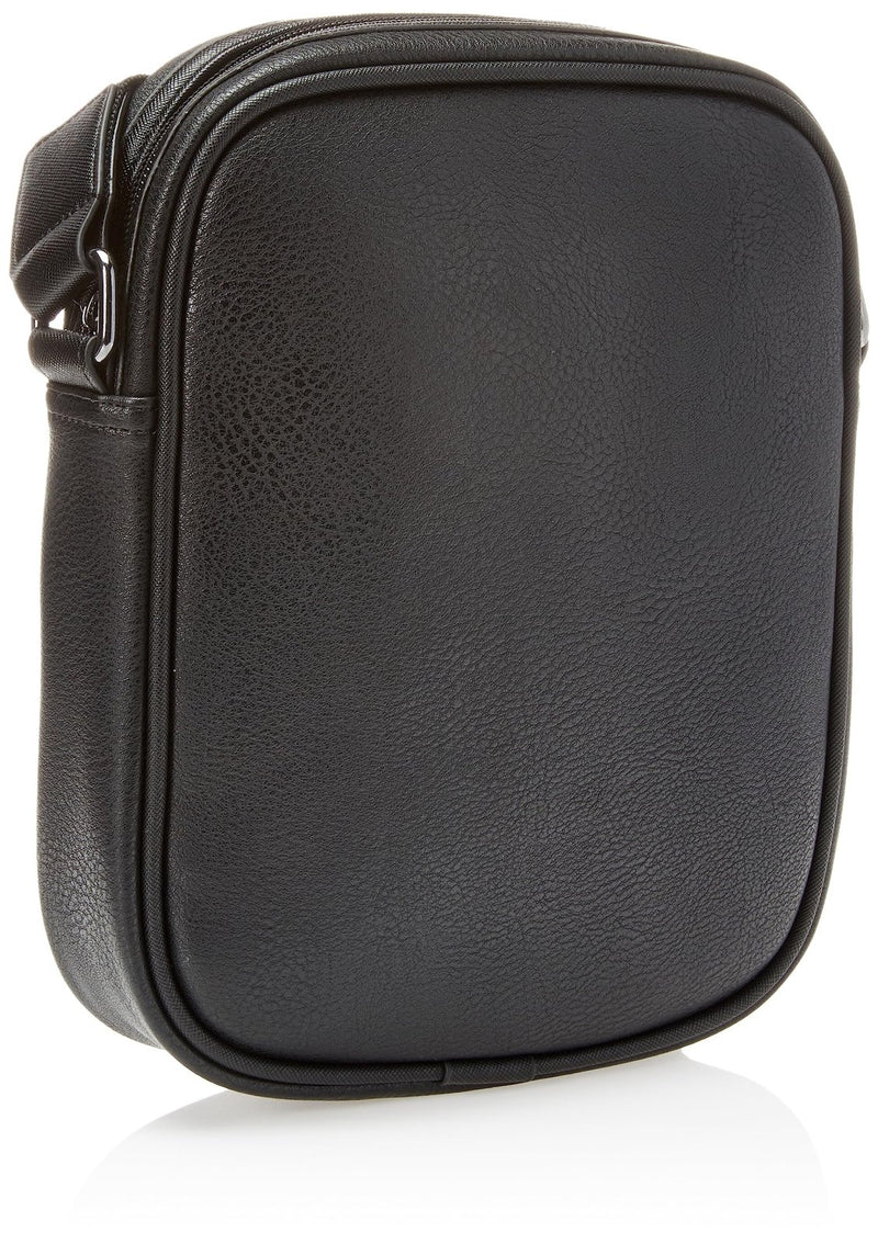 Ted Baker Mens House Check Pu Flight Bag WAYDON, Black