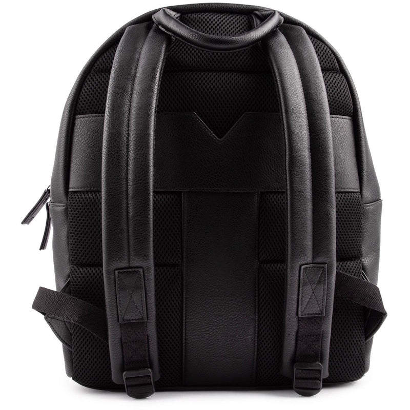 Ted Baker Men's WAYNOR House Check PU Backpack, Black, O/S