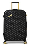 Ted Baker Women's Belle Fashion Lightweight Hardshell Spinner Luggage, Black, M, Suitcase