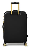 Ted Baker Women's Belle Fashion Lightweight Hardshell Spinner Luggage, Black, M, Suitcase