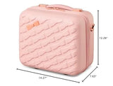 Ted Baker Women's Belle Fashion Lightweight Hardshell Spinner Luggage, Pink, Vanity Case, Luggage