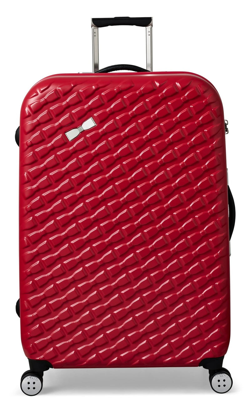 Ted Baker Women's Belle Fashion Lightweight Hardshell Spinner Luggage (Red, Checked - Large 30 - Inch)