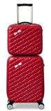 Ted Baker Women's Belle Fashion Lightweight Hardshell Spinner Luggage (Red, Vanity Case)
