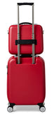 Ted Baker Women's Belle Fashion Lightweight Hardshell Spinner Luggage (Red, Vanity Case)