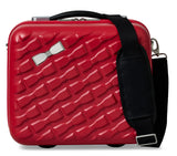 Ted Baker Women's Belle Fashion Lightweight Hardshell Spinner Luggage (Red, Vanity Case)
