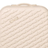 Ted Baker Women's Belle Fashion Lightweight Hardshell Spinner Luggage, Sand Dollar, Checked - Medium 27 - Inch, Luggage