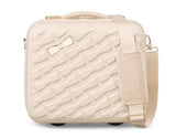 Ted Baker Women's Belle Fashion Lightweight Hardshell Spinner Luggage, Sand Dollar, Vanity Case, Luggage