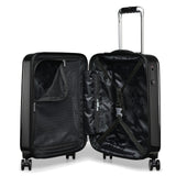 Ted Baker Women's Hardside Lightweight Spinner Luggage (Black/White, Carry - On 21 - Inch)