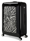 Ted Baker Women's Hardside Lightweight Spinner Luggage (Black/White, Checked - Large 29 - Inch)