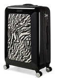 Ted Baker Women's Hardside Lightweight Spinner Luggage (Black/White, Checked - Medium 27 - Inch)