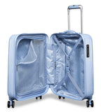Ted Baker Women's Hardside Lightweight Spinner Luggage (Blue Landscape, Carry - On 21 - Inch)