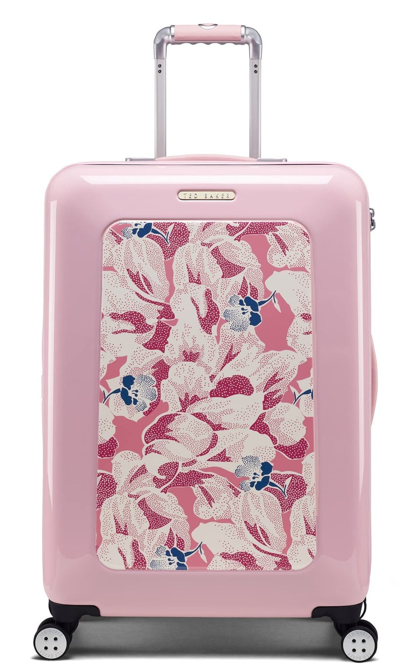 Ted Baker Women's Hardside Lightweight Spinner Luggage (New Romance, Checked - Medium 27 - Inch)