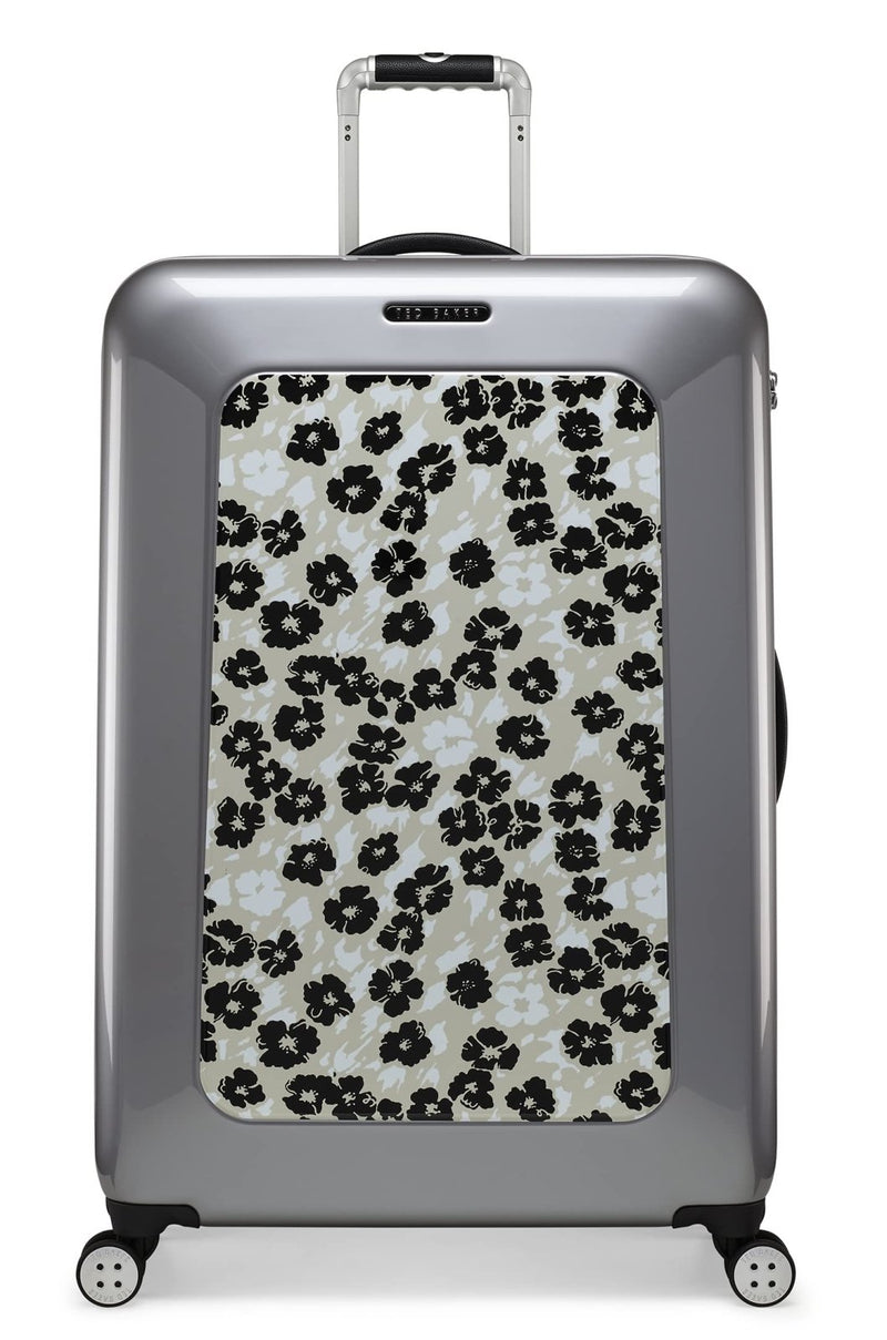 Ted Baker Women's Hardside Lightweight Spinner Luggage (New World Mono, Checked - Large 29 - Inch)