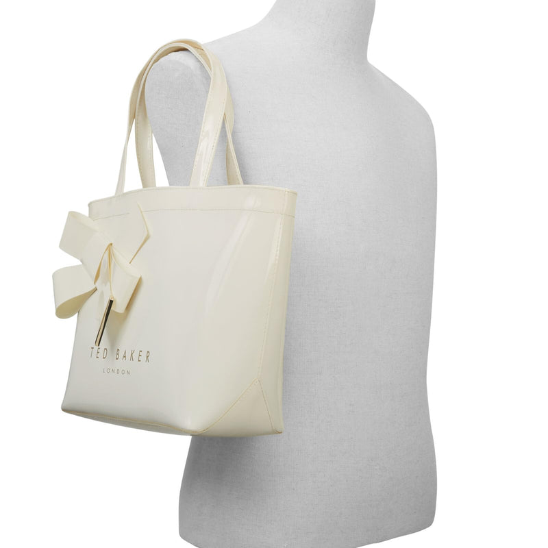 Ted Baker Women's Nikicon Tote Bag, White/Bone