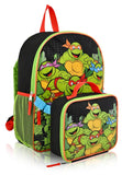 Teenage Mutant Ninja Turtles Backpack With Lunch Box for Boys | Insulated Lunch Bag Lunch Box for Boys, Girls, Toddlers | Teenage Mutant Ninja Turtles Green Backpack for School and Reusable Lunchbox