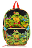Teenage Mutant Ninja Turtles Backpack With Lunch Box for Boys | Insulated Lunch Bag Lunch Box for Boys, Girls, Toddlers | Teenage Mutant Ninja Turtles Green Backpack for School and Reusable Lunchbox