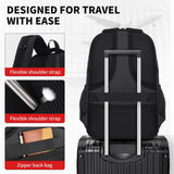teenage student backpack,encrypted material， multiple compartments and large capacity backpack with anti - theft pockets，Water repellent backpacks suitable for middle and high school Men & Women, Black