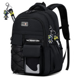 teenage student backpack,encrypted material， multiple compartments and large capacity backpack with anti - theft pockets，Water repellent backpacks suitable for middle and high school Men & Women, Black