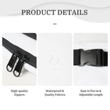 Tell Your Dad I Said Hi Waist Pack Bag Fanny Pack for Men & Women Hip Bum Bag with Adjustable Strap for Outdoors Workout Traveling Casual Running Hiking Cycling