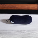 Tempur - Pedic All - Purpose Memory Foam Travel Pillow, Peanut - Shaped Lumbar Pillow for Neck and Back Pressure Relief, Navy