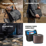 Tenba DNA 9 Slim Messenger Bag for Mirrorless and DSLR cameras and lenses – Black (638 - 570)