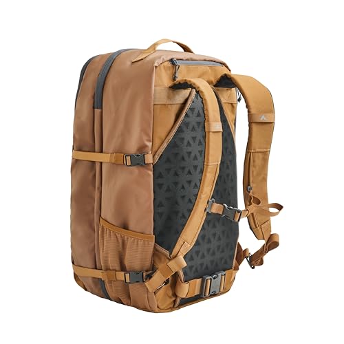 Teton 40L Nanda Travel Backpack, Carry-on Flight Approved Bag, Concealed Laptop Pocket, Hydration Sleeve, Travel Friendly for Women and Men, High-Class for Business or College, Terra