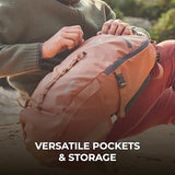 Teton 45L Numa backpack, durable and ready for hiking, camping or backpacking. Perfect lightweight travel bag with more room than you think, Alpine