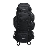 Teton 65L Explorer Internal Frame Backpack for Hiking, Camping, Backpacking, Rain Cover Included, Black