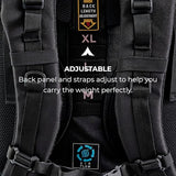 Teton 85L Explorer Internal Frame Backpack for Hiking, Camping, Backpacking, Rain Cover Included, Buck Brown