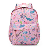 THE Crafts Cute Toddler Backpack for Boys Girls Preschool Kindergarten Nursery Travel School Bag with Chest Buckle(Pink Dinosaur)
