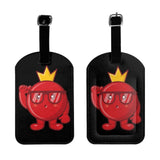 The Grenade of Genius Luggage Tags for Suitcases PU Leahter Luggage Tag with Privacy Protection Bag Tags Cute Women Men Travel Bag Luggage Accessories