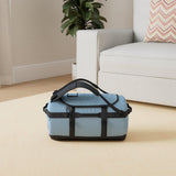 THE NORTH FACE Base Camp Duffel—S, Steel Blue/TNF Black, One Size