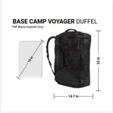 THE NORTH FACE Base Camp Voyager Duffel—42L - PFAS Free, TNF Black/TNF White - NPF, One Size