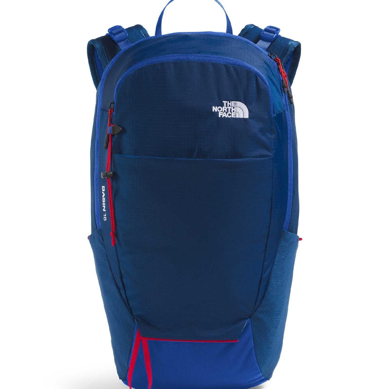 The North Face Basin 18 Liter Technical Daypack with Rain Cover - Unisex Backpack, Sternum Strap, Hiking Pole Attachment, Estate Blue/TNF Blue, One Size