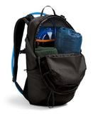 The North Face Basin 24 Liter Technical Daypack with Rain Cover - Unisex, Hiking Pole Attachment, Compression Straps, TNF Black/TNF Black - NPF, One Size