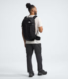 The North Face Basin 36 Liter Technical Daypack with Rain Cover | Unisex Backpack, Padded Hipbelt, Chest Strap, Hiking Pole Attachment, TNF Black/TNF Black - NPF, One Size